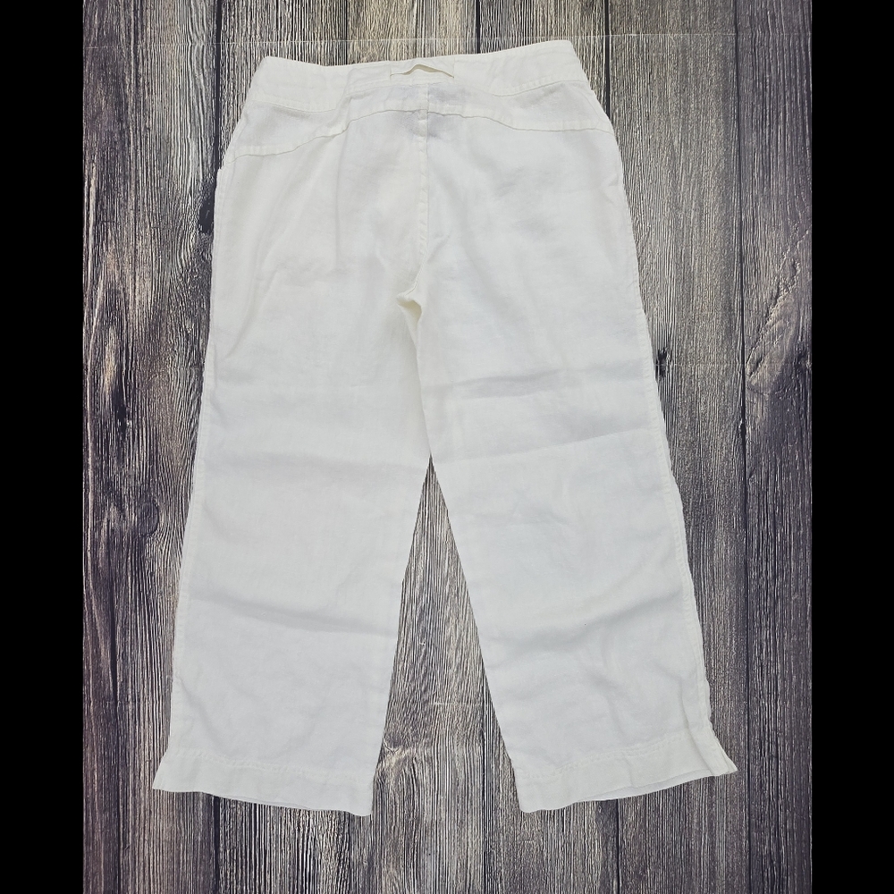 Athleta 100% Linen White Pants - Picture 7 of 9